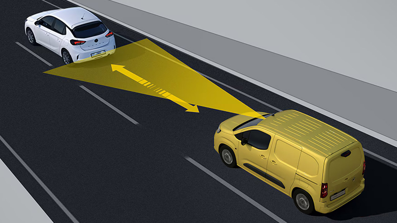 Opel Combo Van - Bezpečnosť - Balík Asistent jazdy Opel Combo Van