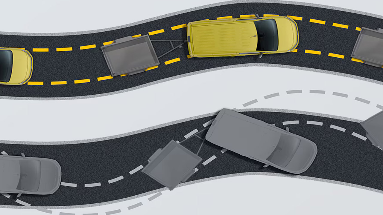Opel Combo Van - Bezpečnosť - Systém udržiavania stability prívesu Opel Combo Van