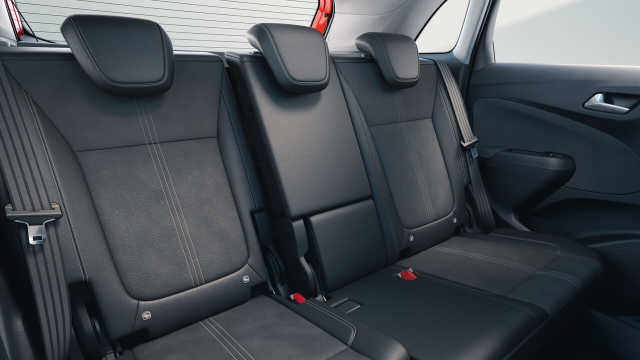 Opel Crossland - Prémiový komfort - Posuvné zadné sedadlá Opel Crossland